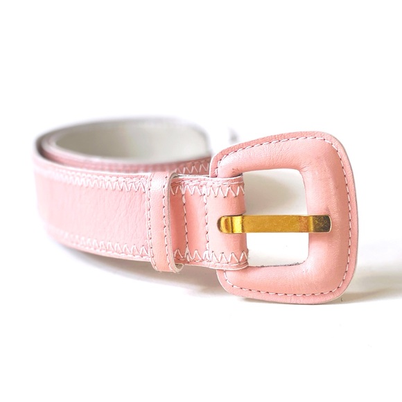Escada Pink Leather Belt - Picture 3 of 11